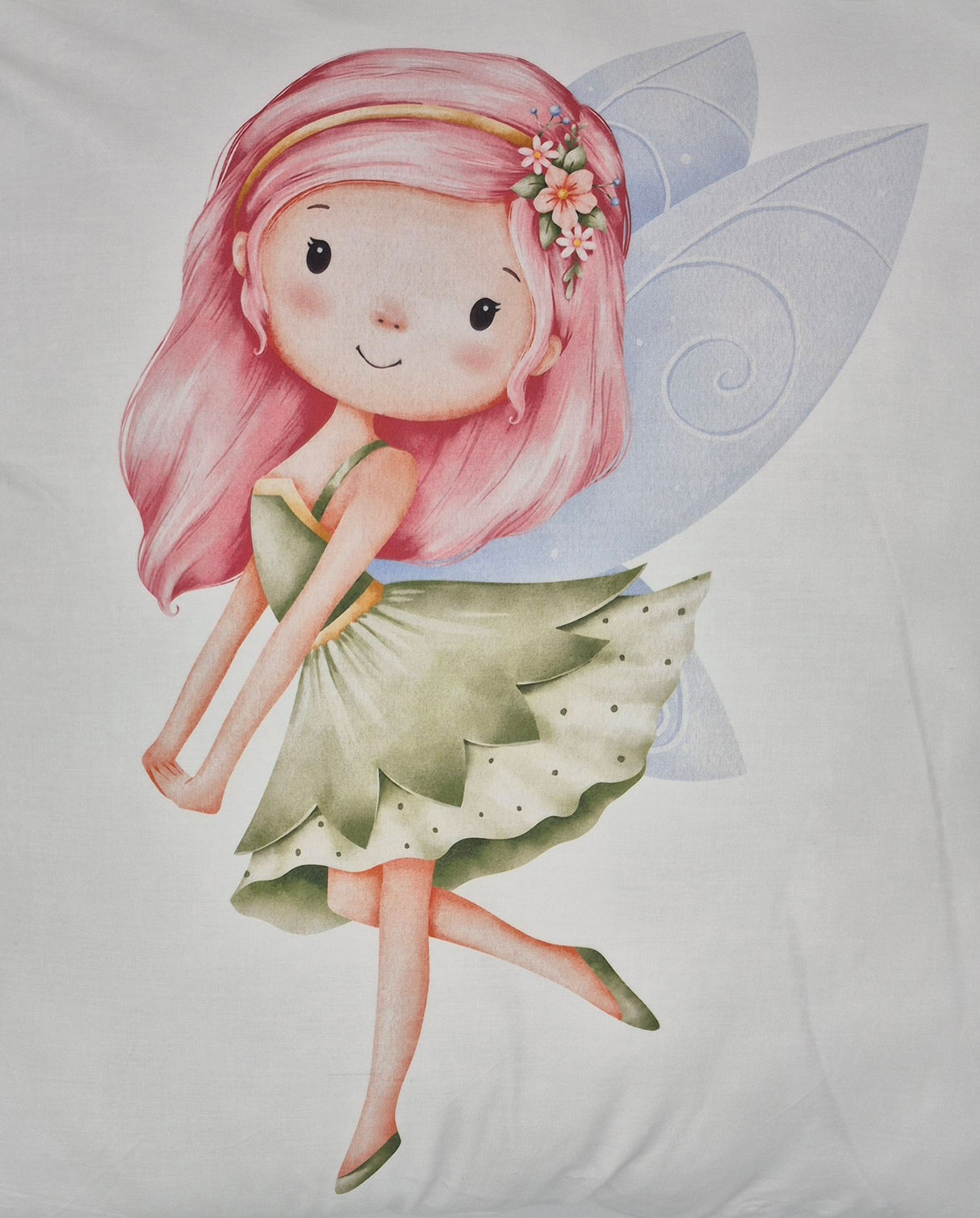 Lila the Green Fairy - European Pillowcase