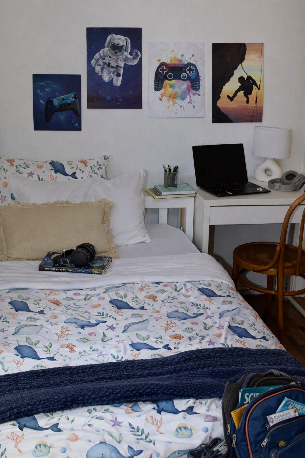 Reversible Ocean Dreams Quilt Cover Set