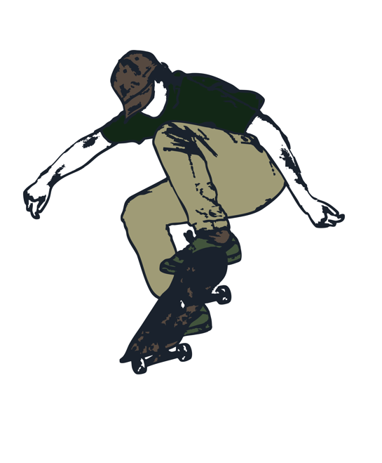 Reversible Skateboarding Kids Quilt Cover Set + Skate Skills Booklet