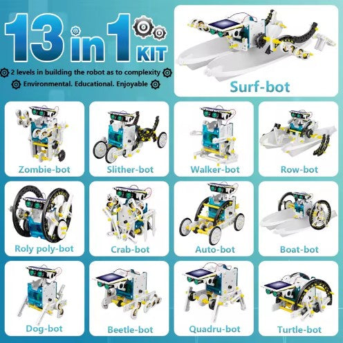 Race Car Solar Robotics Gift Bundle
