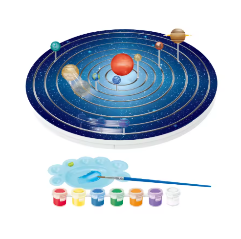 Solar System Wooden Painting Toy