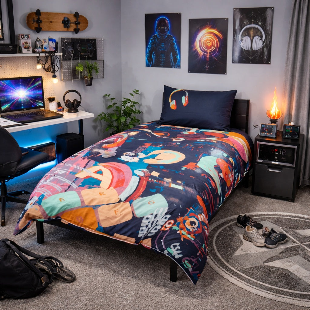Technology Quilt Cover Set