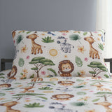 Safari Friends Kids Quilt Cover Set including educational booklet