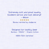 Caribbean Blue Striped Fitted Sheet Set