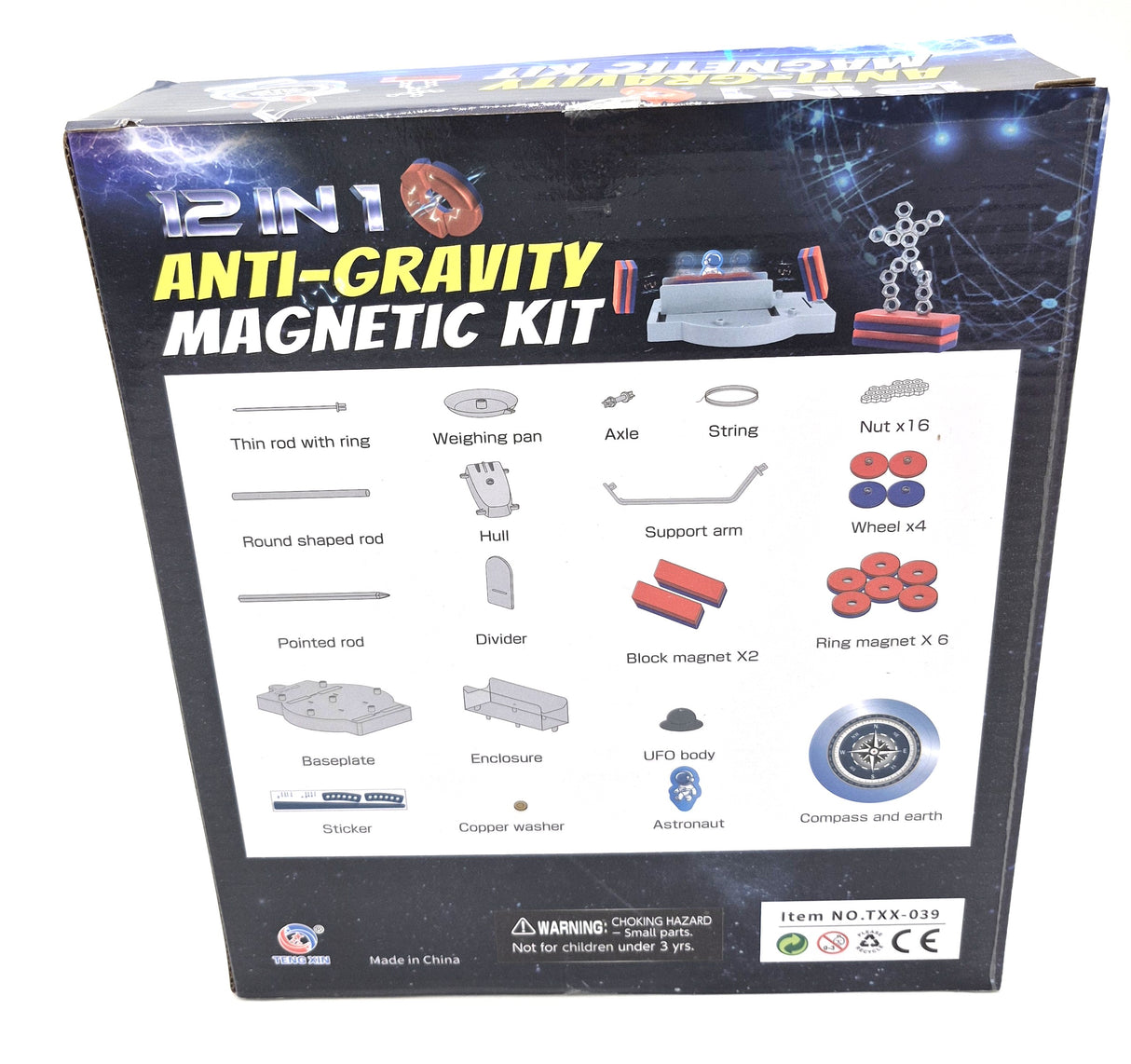12-in-1 Magnet Science Kit: Gravity-Defying Experiments for Kids