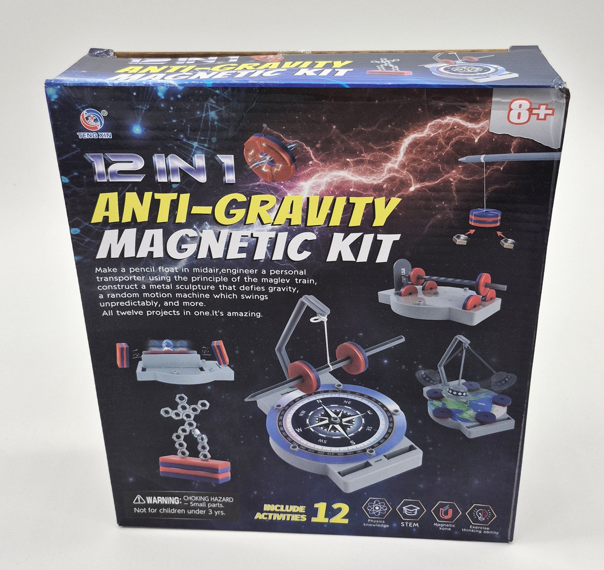12-in-1 Magnet Science Kit: Gravity-Defying Experiments for Kids