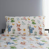 Australian Animals Bamboo Pillowcase - Soft, Hypoallergenic, Eco-Friendly