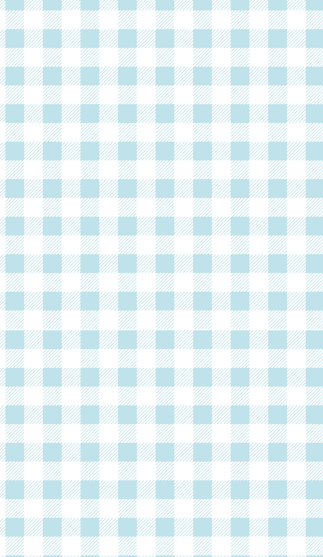 Caribbean Blue Check Pillowcase