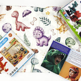 Dinosaur Bedding & Build-Your-Own Dino Toy Bundle
