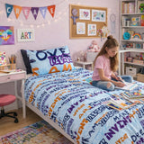 Dream. Make. Invent. Quilt Cover set.