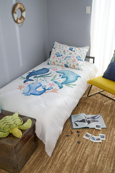 Sea Animals Bamboo Pillowcase
