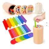 Wooden Fine Motor Sorting Stick Toy