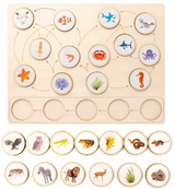 Land & Sea Food Chain Puzzle: Educational STEM Learning