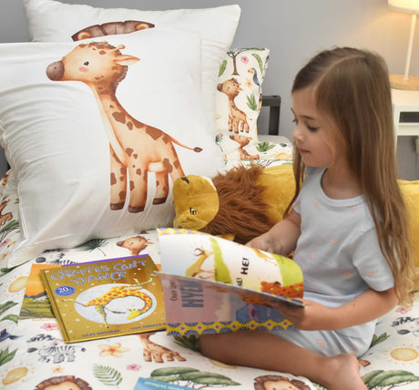 Tallu the Giraffe European Pillowcase