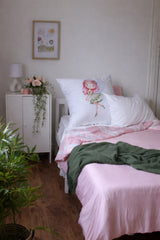 Lila the Green Fairy - European Pillowcase