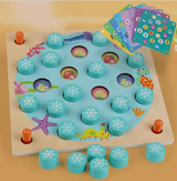 Wooden Memory Matching Game - Montessori Learning Toy