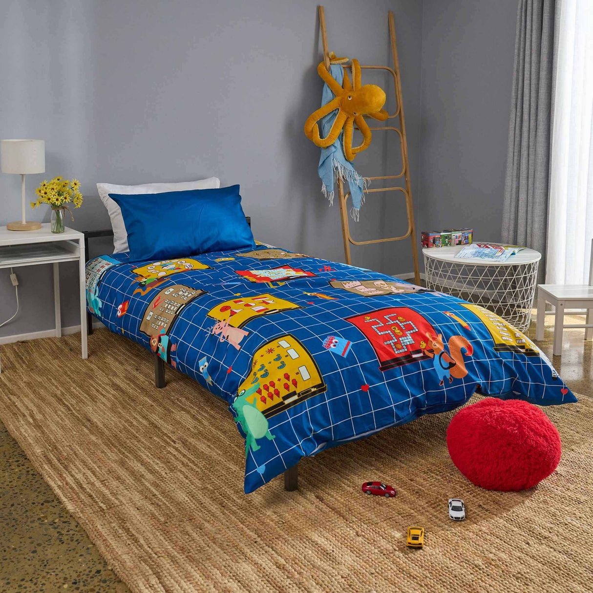 Math Adventure Kids Organic Cotton Quilt Set with learning booklet