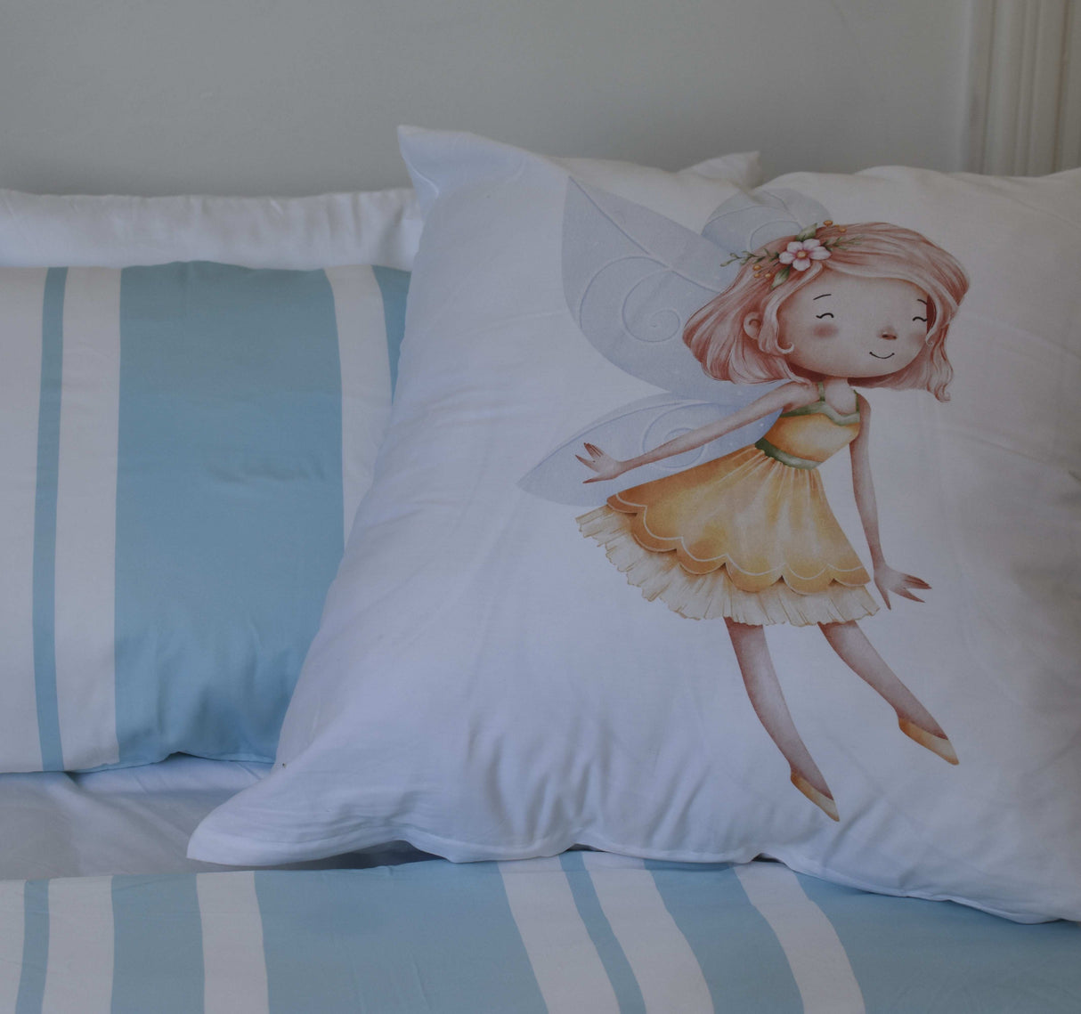 Mielle Yellow Fairy European Pillowcase