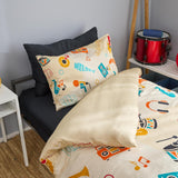 Kids Music Quilt Cover Set - Includes educational booklet about Music
