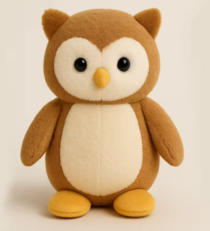 Owl Plush Toy - Super Soft Cuddle Companion