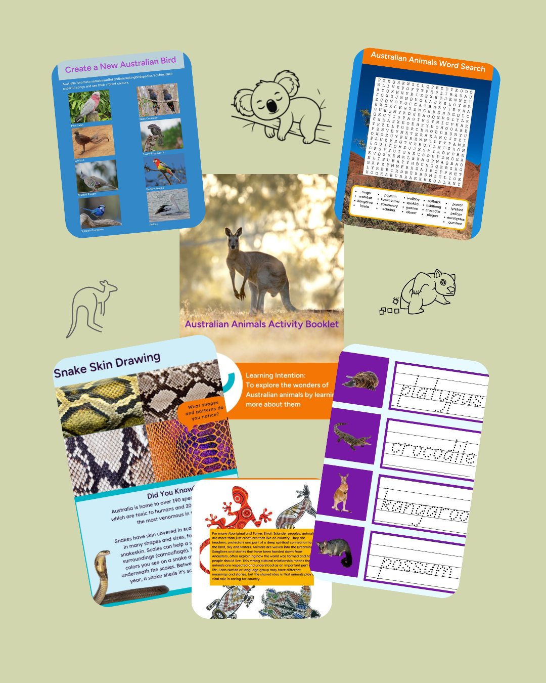 Little Aussie Explorer Bamboo Bedding Bundle