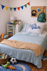 Bruno the Whale – European Pillowcase