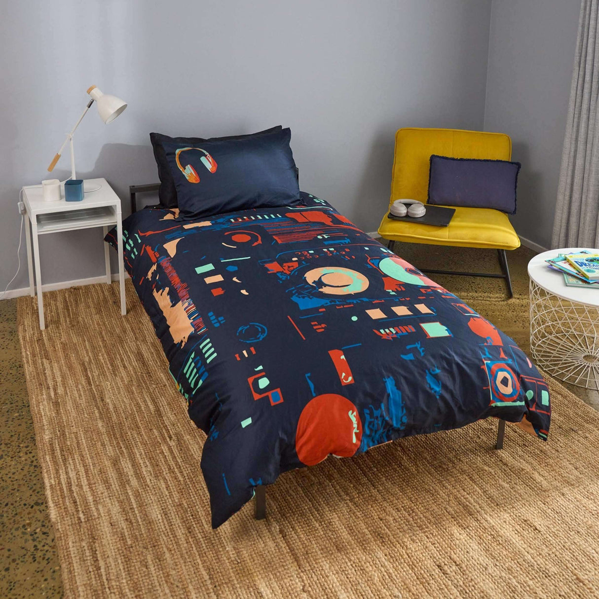 Technology Quilt Cover Set - 400TC Organic Cotton - Includes Tech Safety Booklet
