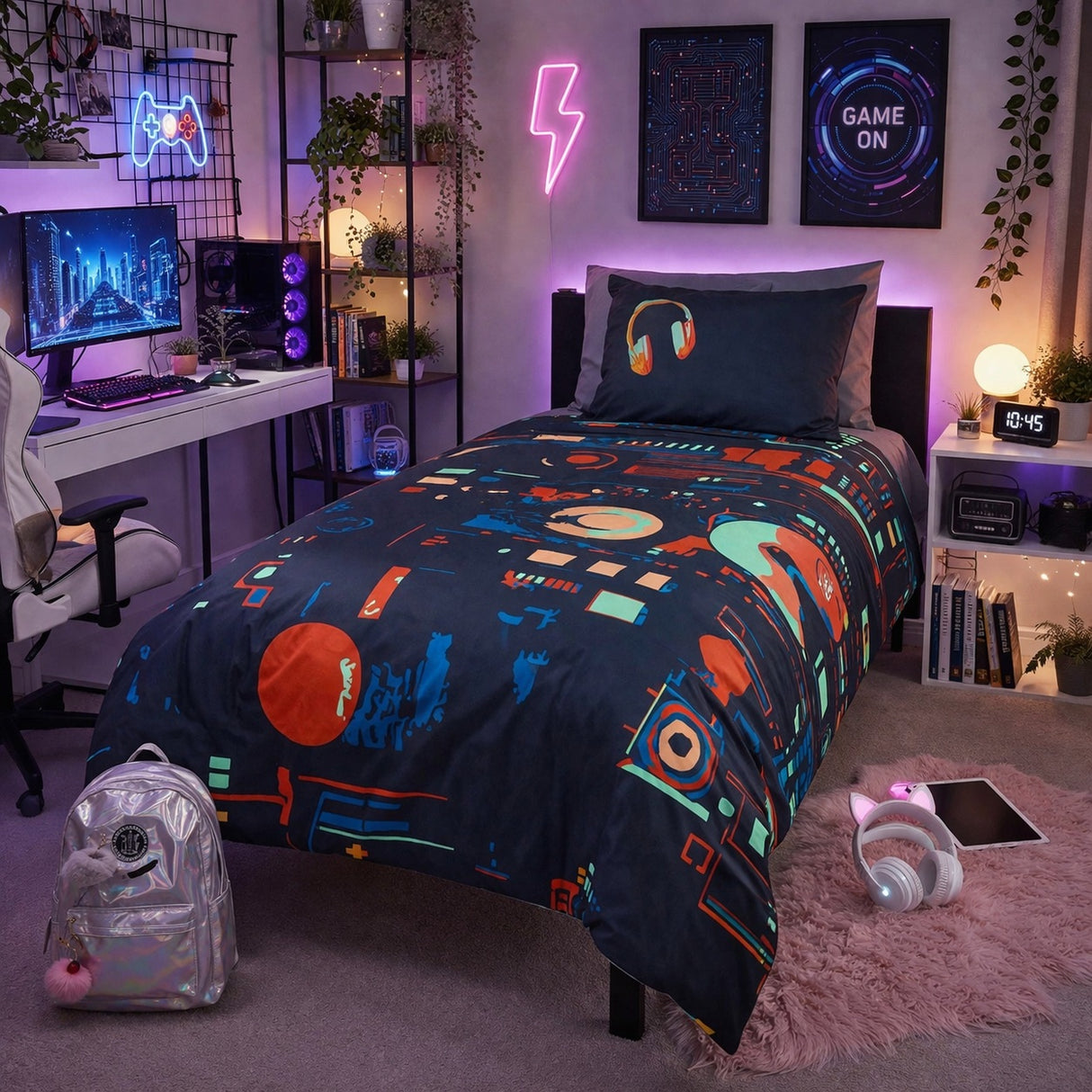 Technology Quilt Cover Set