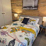 Passport to Adventure – Teenager and Adult Quilt Cover Set + Information about travel booklet