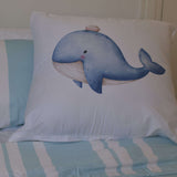 Bruno the Whale – European Pillowcase