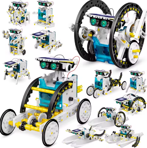 Solar Robot Kit for Kids: Build 13 Robots! | STEM Learning & Eco-Friendly Fun