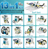 Solar Robot Kit for Kids: Build 13 Robots! | STEM Learning & Eco-Friendly Fun