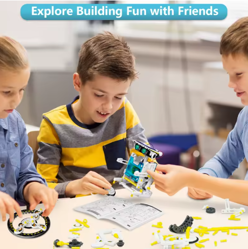 Solar Robot Kit for Kids: Build 13 Robots! | STEM Learning & Eco-Friendly Fun